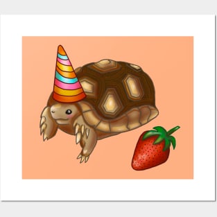 Party Tortoise Posters and Art